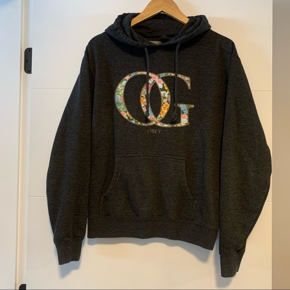Obey Tops - Obey | Branded Pullover Hoodie